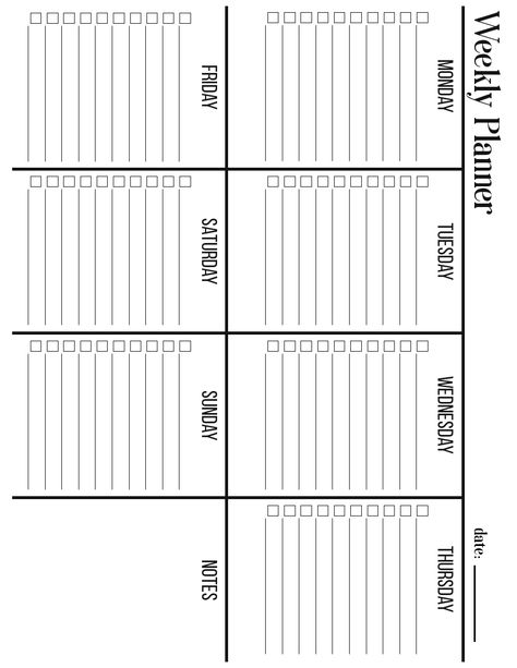 Printable Weekly To Do List, Weekly Planner To Do List, Blank To Do List Free Printable, Weekly To Do List Printable Free, Free Printable Weekly Planner Template, Weekly To Do List Template, Week Planner Template, Done List, Blank Weekly Planner