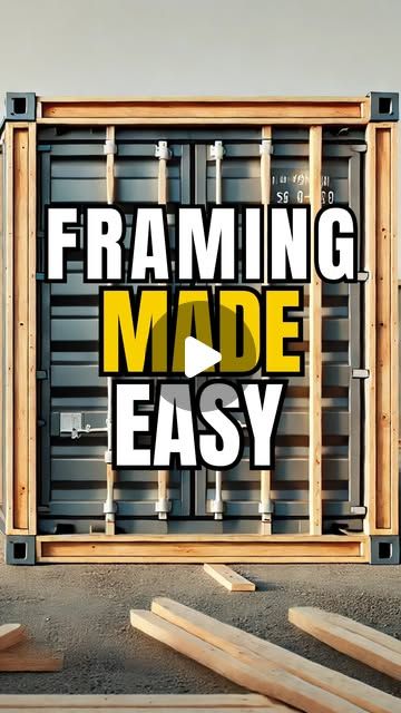 Channing McCorriston on Instagram: "Exterior Framing Brackets make it easy to fully frame your shipping container! Whether you're a beginner or a pro, this product is perfect for kicking off your next container project.

#shippingcontainers #containerhomes #containermods #modifying #protips" Container Project, Make It Easy, Shipping Container, Container House, Make It Simple, Make It, Exterior, Frame, On Instagram