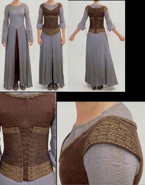 Lotr Eowyn Costume, Eowyn Dress Pattern, Eowyn Costume Diy, Dornish Dress, Eowyn Costume, Eowyn Dress, Eowyn Shieldmaiden, Shieldmaiden Costume, Arte Viking