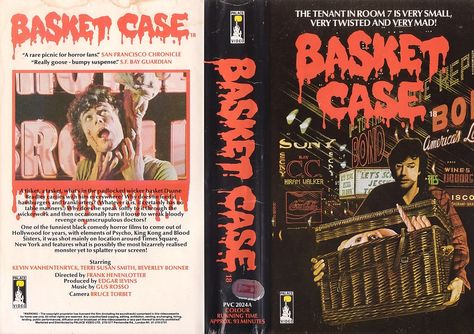 VHS Box Art (horror/sci-fi) – 526 фотографий Horror Vhs, Vhs Cover, Vhs Box, Horror Book Covers, Horror Sans, Vhs To Dvd, 80s Horror, Horror Artwork, Basket Case