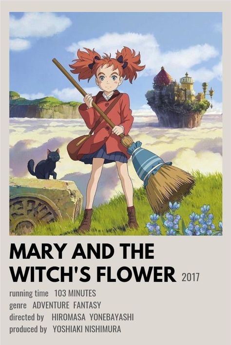 Mary And The Witch's Flower, Studio Ghibli Poster, Macross Anime, Flower Minimalist, Japanese Animated Movies, Tous Les Anime, Anime Suggestions, Animes To Watch, Anime Watch