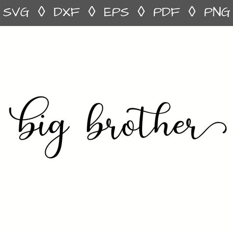 Big Brother Svg, Rainbow Baby Onesie, Brother Png, Typography Fonts Alphabet, Name In Cursive, Matching Family T Shirts, Family T Shirts, Rainbow Photo, Mobile Photo Editing