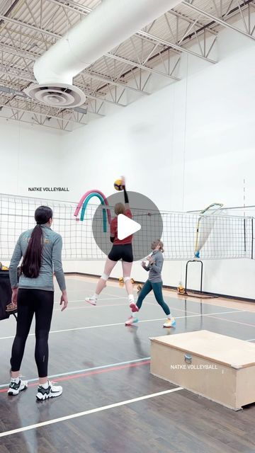 516K views · 30K likes | Nataliia Klimenova on Instagram: "🏐 Diving into a focused session with Ava, our skilled middle blocker! 🌟 Our training precision was centered on refining the intricacies of explosive movements preceding the attack. Through meticulous work on body positioning, we aimed to elevate Ava’s scoring percentage to new heights.  The incorporation of noodles strategically placed above the net brought a technical dimension to the session, emulating the opposition’s middle blocker closing Zone 6. This tactical approach enhances Ava’s ability to read and respond dynamically during gameplay. Excited to witness the refinement translate onto the court! 💪🔬 . . . #volleyball #volleyballtime #volleyballplayer #volleyballdrills #volleyballtraining #volleyballpractice #volleyball🏐 Middle Blocker Volleyball Drills, Middle Blocker Volleyball, Volleyball Practice, Volleyball Training, Volleyball Drills, Coaching Volleyball, Volleyball Players, The Net, Volleyball