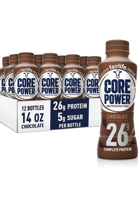 Core Power Protein Shake, Protein Milk, Chocolate Protein Shakes, Gourmet Food Store, Workout Recovery, Ready To Drink, Protein Power, Complete Protein, Milk Shakes