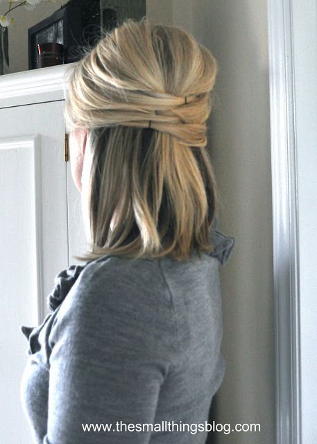 Easy Wedding, Hairstyles Wedding, Dress Hairstyles, Penteado Cabelo Curto, Hair Braids, Blonde Bobs, Half Up Hair, Great Hair, Hair Dos