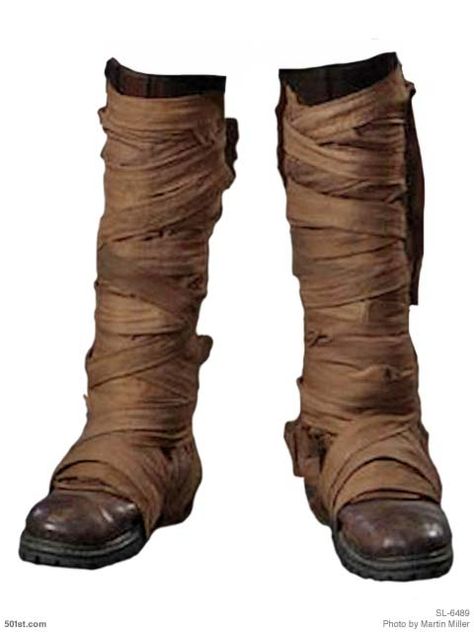 Wrapped boots Fantasy Boots, Boot Wraps, Post Apocalyptic Costume, Post Apocalyptic Fashion, Coffee Stain, Apocalyptic Fashion, Wrap Boots, Larp Costume, Post Apocalypse