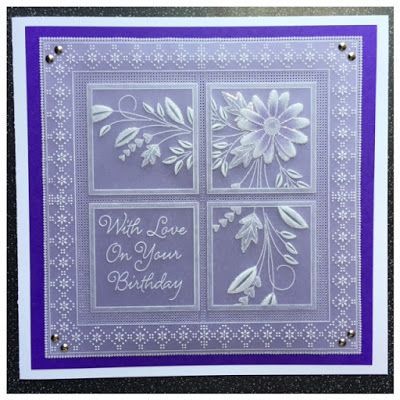 Pergamano Cards, Sashiko Tutorial, Clarity Card, Parchment Design, Valentine Printables, Parchment Crafts, Barbara Gray, Parchment Paper Craft, Vellum Cards