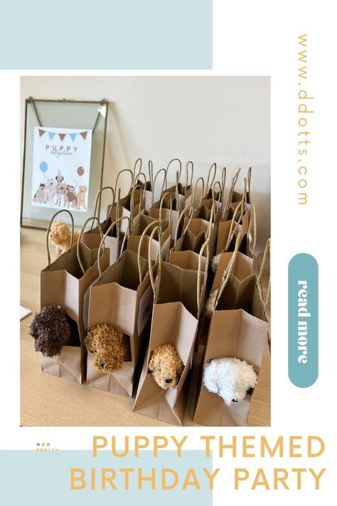 puppy themed party blog with activity ideas, food, and decor inspo Pet Adoption Party Ideas, Adopt An Animal Birthday Party, Adopt A Puppy Birthday Party, Adopt A Puppy Party, Kids Food Ideas, Dog Adoption Party, Puppy Adoption Birthday Party, Puppy Themed Birthday Party, Dog Themed Birthday