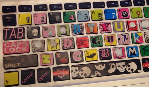 Student's keyboard stickers, found them wonderful Laptop Keyboard Stickers Printable, Cricut Keyboard Stickers, Computer Keyboard Image, Laptop Keyboard Stickers, Computer Keyboard Letter, Macbook Keyboard Stickers, Keyboard Sticker, Keyboard Stickers, Laptop Case Stickers