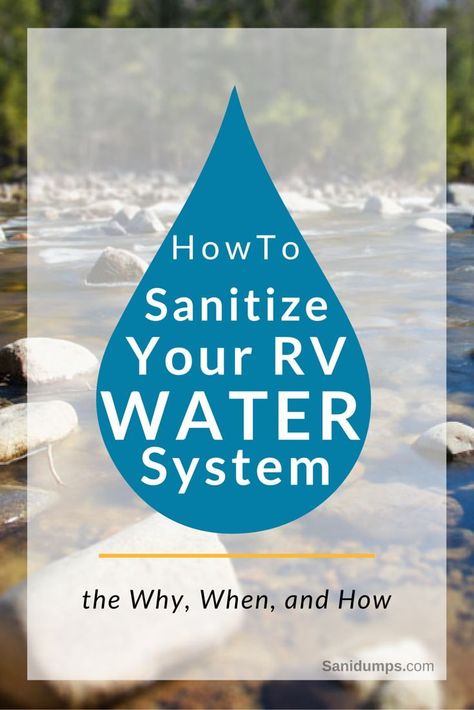 Rv Water System, Vw T3 Camper, Camper Maintenance, Rv Camping Tips, Travel Trailer Camping, Rv Water, Rv Maintenance, Trailer Life, Rv Makeover