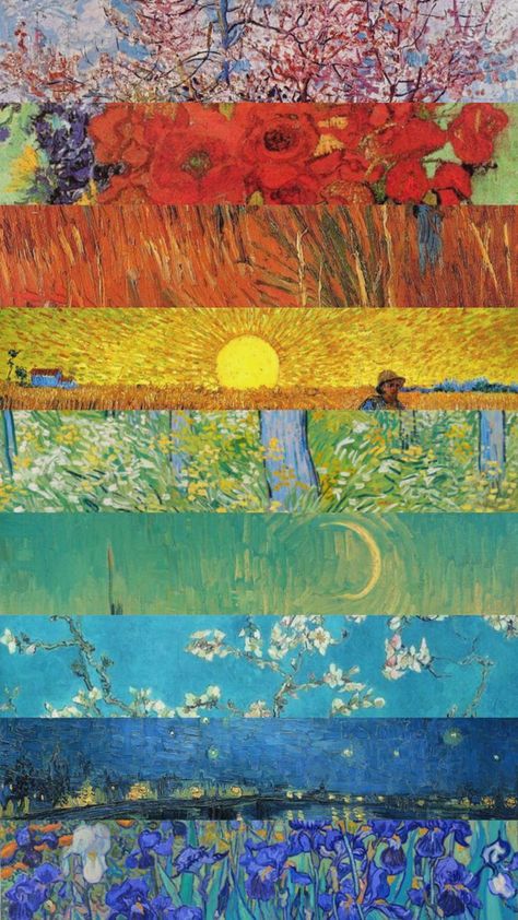 Vintage Posters Art Deco, Van Gogh Lockscreen, Vicente Van Gogh, Wallpaper Aesthetic Painting, Artsy Wallpaper, Lockscreen Wallpaper Aesthetic, Van Gogh Wallpaper, Vincent Willem Van Gogh, Whats Wallpaper