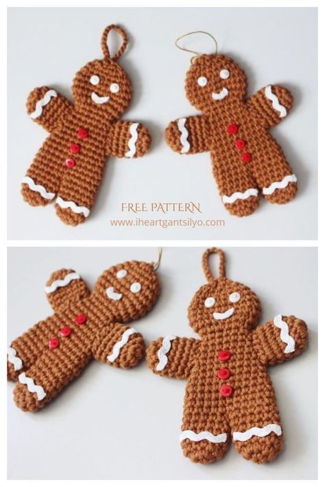 Pot Holder Ideas, Free Crochet Patterns For Christmas, Crochet Patterns For Christmas, Cookie Crochet, Crochet Cookie, Pie Crochet, Christmas Amigurumi, Crochet Colorful, Merchandise Ideas