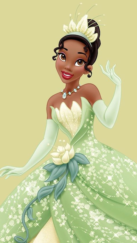 Princesa Tiana Disney, Black Disney Princess, Tiana Birthday Party, Dunia Disney, Tiana Disney, Princesa Tiana, Image Princesse Disney, Disney Princess Tiana, Frog Wallpaper