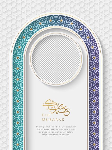 Eid Mubarak Golden Luxury Colorful Social Media Post with Arabic Style Border Pattern Colorful Social Media, Arabic Style, Border Pattern, Eid Mubarak, Media Post, Social Media Post, Vector Art, Vector Free, Social Media