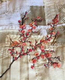 Lisa Mattock, Stitching Embroidery, Textile Art Embroidery, Silk Ribbon Embroidery, Lost Art, Slow Stitching, Fabric Book, Hand Embroidery Stitches, Sewing Art