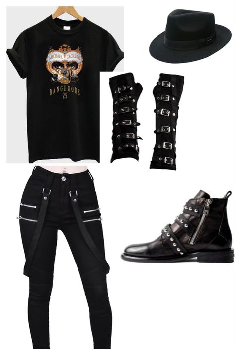 Michael Jackson Inspired Outfits Women, Michael Jackson Outfits For Women, Aretes Aesthetic, Michael Jackson Outfits, Prince Michael Jackson, Doo Doo, Michael Jackson Pics, Gothic Metal, Themed Outfits