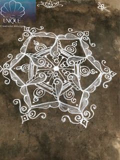 Free hand sangu kolam Sangu Kolam, Art Rangoli, Kolam Art, Rangoli Kolam Designs, Free Hand Rangoli Design, Free Hand Rangoli, Kolam Designs, Elephant Wedding, Rangoli Design