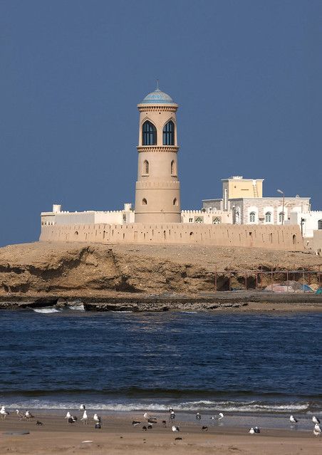 Desert Images, Old Lighthouse, Lighthouses Photography, Sultanate Of Oman, Eric Lafforgue, Harbor Lights, Arabian Peninsula, Sci Fi Design, Beautiful Lighthouse