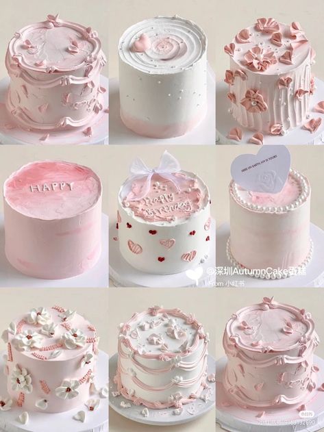 Girly Birthday Cakes, Idea Cake, Lol Doll Cake, Birthday Cake Decorating Ideas, Cute Bakery, Cake Quotes, Vintage Birthday Cakes, Tiny Cakes