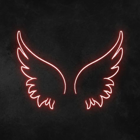 Angel Wings Neon Sign, Wings Neon Sign, Projector Photography, Nightclub Design, Rose Gold Wallpaper, Decorating Videos, Neon Design, Visual Aids, Cute Wallpaper For Phone