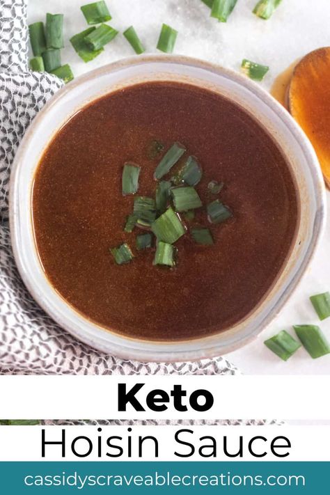 Keto Hoisin Sauce Recipe, Keto Eel Sauce, Keto Stir Fry Sauce, Keto Dressing, Chinese Brown Sauce, Keto Sauce, Keto Condiments, Unagi Sauce, Ginger Salad Dressings