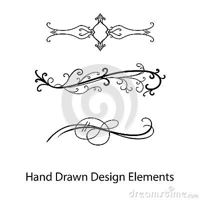 Vector design element, paragraph or text dividers,  beautiful hand drawn fancy curls and swirls divider or underline design, black ink lines. Can be placed on any color. Wedding design element. Fancy Underline, Underline Design, Fancy Curls, Border Drawing, Hand Background, Personal Portrait, Text Dividers, Drawing Beautiful, Elements Illustration