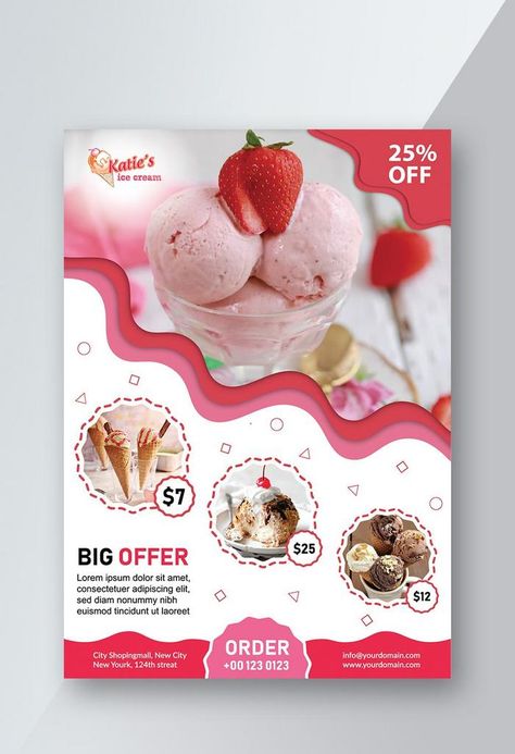 Creative Flyer Design Template#pikbest#Templates#Flyer#Promotion Food Brochure Design Ideas, Cake Flyer Design Templates, Pikbest Graphic Design Templates, Cute Flyer Design, Food Flyer Design Creative, Flyer Ideas Creative, Flyer Food Design, Creative Flyer Design Ideas Graphics, Cake Poster Design Ideas