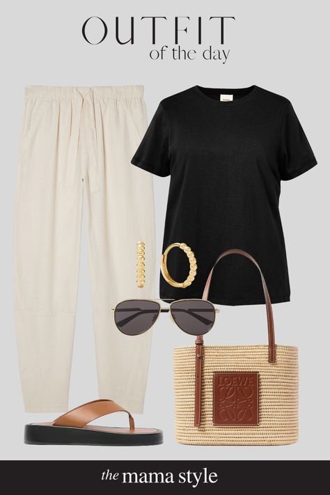 Embrace comfort without compromising on style as you navigate the warmer months in this effortlessly trendy summer maternity outfit. See more outfits at mamastyle.store ❤️ Loewe Tote Bag, Loewe Tote, Casual Maternity Outfits, Maternity Clothes Summer, Summer Maternity, Maternity Outfit, Canvas Pants, Casual Maternity, Summer Pregnancy