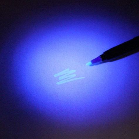 Invisible Ink Pen, Invisible Ink, Blue Office, Ink Pen, Permanent Marker, Marker Pen, Blue Check, Green And Blue, Blue Light