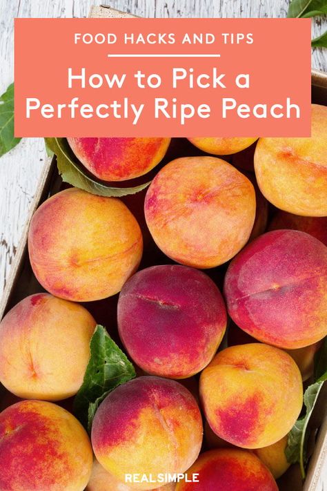 How To Store Peaches, Peach Pies, Stone Fruit Salad, Clever Kitchen Hacks, Kitchen Tricks, Stone Fruits, Summertime Drinks, Perfect Peach, Fruit Picking