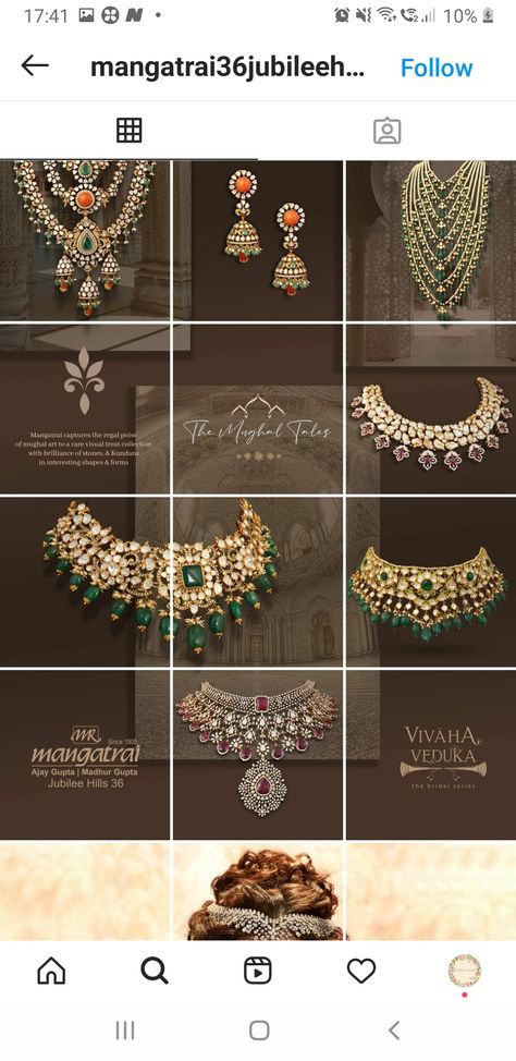 Indian Jewellery Instagram Layout, Jewellery Post Design Ideas, Jewellery Calendar Design, Jewellery Instagram Grid Layout, Jewellery Layout Design, Social Media Grid Ideas, Jewellery Grid Design, Jewellery Brand Instagram Grid, Jewelry Grid Instagram