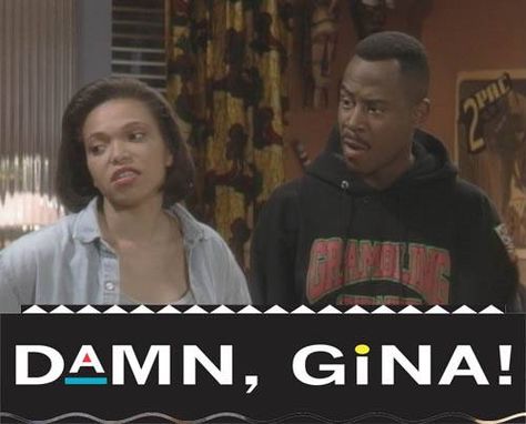 Damn, Gina and oher phrases explained - The Palmetto Peaches You Go Girl Meme, Martin Lawrence Show, Gina Martin, Martin And Gina, Black Sitcoms, Martin Show, 90s Sitcoms, Martin Lawrence, 90s Inspired Outfits