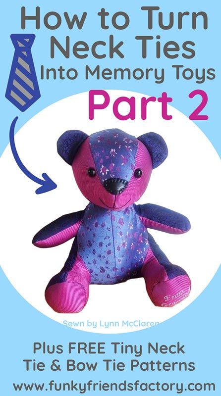 Memory Bear Patterns Free Printable, Memory Bear Template Free, Memory Dog Pattern Free, Free Memory Bear Sewing Pattern, Old Neck Ties, Ties Crafts, Memory Bears Pattern Free, Bear Patterns Sewing, Memory Clothes