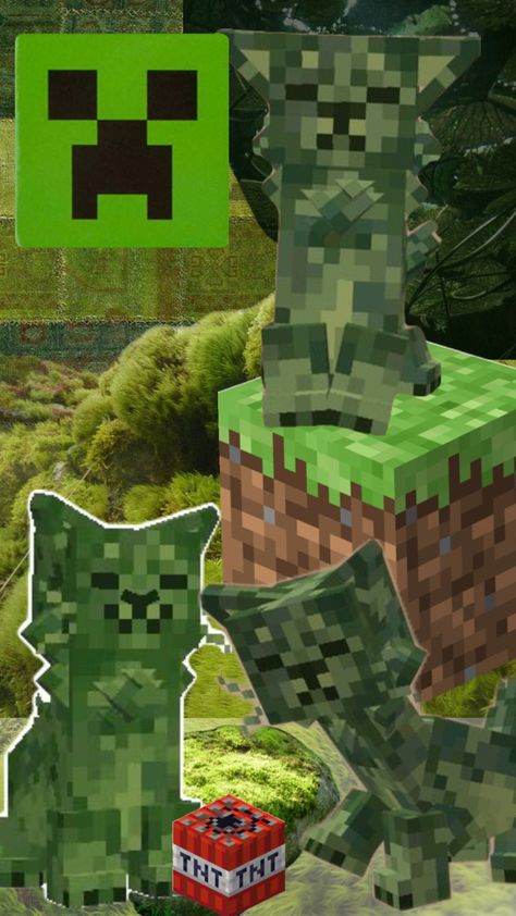 Creeper Minecraft, Minecraft Banners, Scene Wallpaper, Minecraft Wallpaper, Dreamcore Weirdcore, Funny Blogs, Bullet Journal Lettering Ideas, Very Funny Pictures, Cat Wallpaper