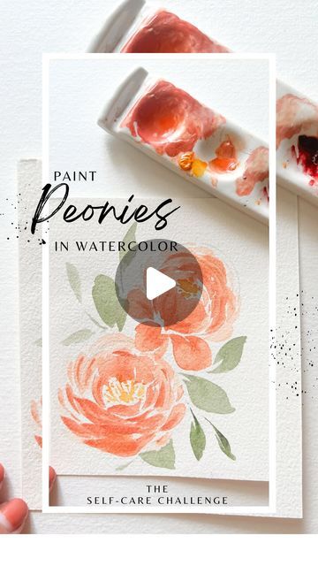 Yen Victore | Watercolor on Instagram: "DAY 3
 
Topic: How to Paint Peonies
 
Affirmation:
The more grateful you are, the more beauty you see. 
Find one thing you are grateful for today. It can be the smallest things - waking up to the sound of your loved ones, the first sip of coffee (or tea) in the morning, your pet running to greet you after a long, tiring day, finding some money in a pair of jeans you haven’t worn lately. It’s these little things that keep you going no matter how challenging life is right now. :)
 
Supplies:
Princeton Round Brush #6
Watercolors 
Watercolor Paper
 
 
Participate in the Self-Care Watercolor Challenge, by doing the following
	•	Follow @helloclariceg @sincerelyyen & @princetonbrush on IG 
	•	Take at least 15 minutes (each day) to affirm and paint along wit Paint Peonies, Watercolor Challenge, Tea In The Morning, Watercolour Challenge, Grateful For Today, Peony Painting, Mixed Media Crafts, Watercolor Tips, Watercolor Peonies