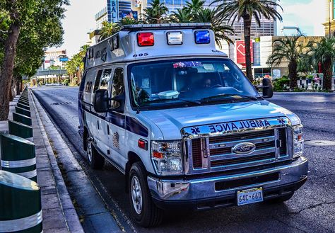 American Ambulance, The Strip Las Vegas, 1962 Chevy Impala, Strip Las Vegas, City Of Columbus, Columbus Georgia, Las Vegas Photos, Chevy Impala, Emergency Vehicles