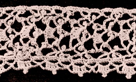 Irish Beauty Edging Pattern #1804 Russian Crochet, Crochet Border, Irish Beauty, Border Lace, American Threads, Crochet Edging Patterns, Learn How To Crochet, Crochet Borders, Irish Crochet