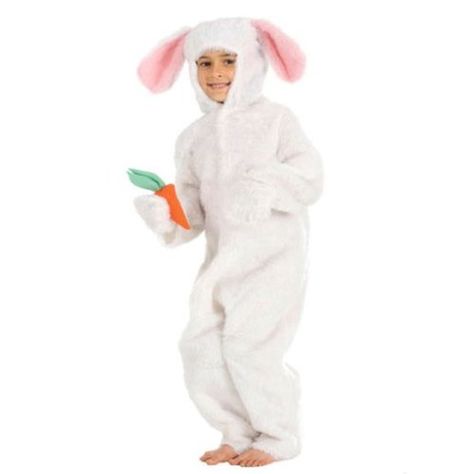 Rabbit Fancy Dress, Bunny Costume Kids, Bunny Rabbit Costume, World Book Day Outfits, White Rabbit Costume, White Rabbit Costumes, Easter Bunny Costume, Easter Bunny Outfits, Girls Fancy Dress