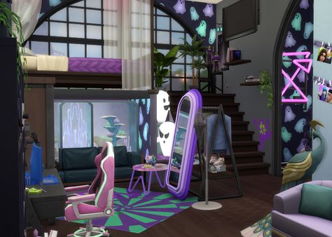 sims 4 interior Syd Mac Sims 4, Sims 4 Interior, Teen Room, Sims 4, Mac, Pins