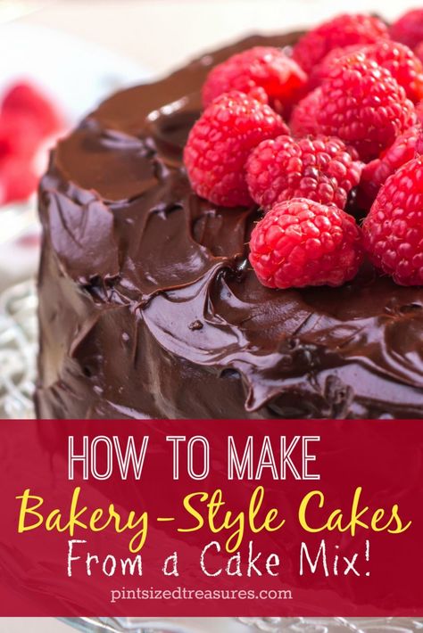 how to make bakery style cakes for a cake mix Espresso Cake Recipe, Cake Mix Recipes Homemade, Bakery Style Cake, Chocolate Espresso Cake, Espresso Cake, Boxed Cake Mixes Recipes, Cake Pop Maker, Bake Goods, Bakery Cake