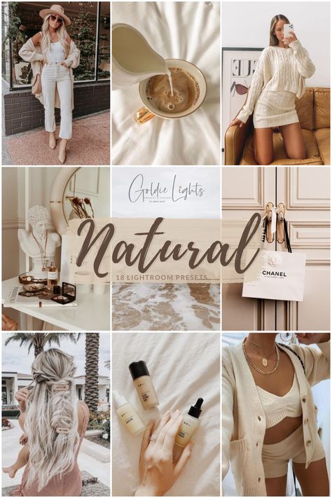 Natural Beige Aesthetic, Nude Outfits Classy, Social Aesthetic, Lightroom Filter, Vsco Tutorial, Ig Feed Ideas, Lightroom Presets Tutorial, Instagram Theme Feed, Instagram Feed Ideas Posts