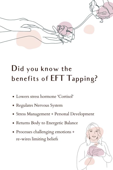 EFT Tapping is gaining traction as a preferred alternative health therapy, and it’s no wonder! With over 100 studies conducted and more and more research available on its benefits, EFT Tapping is quickly becoming a ‘go-to’ self-help strategy. Here I dive deep into the benefits of EFT Tapping as well as the research and personal experiences on how it has changed my own and my clients lifestyles and mental health for the better.