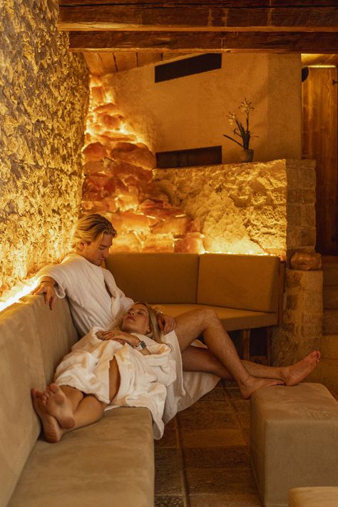 Discover tranquility at CastelBrando's Princess Spa, a hidden gem within the walls of a historic castle, offering breathtaking views of the Prosecco Hills. With 2,000 square meters of pure indulgence, our spa is a sanctuary for relaxation and well-being. Immerse yourself in a world of ancient artifacts, exclusive gardens, and panoramic terraces. Whether you're an in-house guest or an external visitor, we welcome you to escape the ordinary and reserve your spot in this serene oasis of bliss. Historical Castle, Tranquil Spa, Roman Aqueduct, Finnish Sauna, Escape The Ordinary, Castle Hotel, Castle Wall, Wellness Spa, A Castle