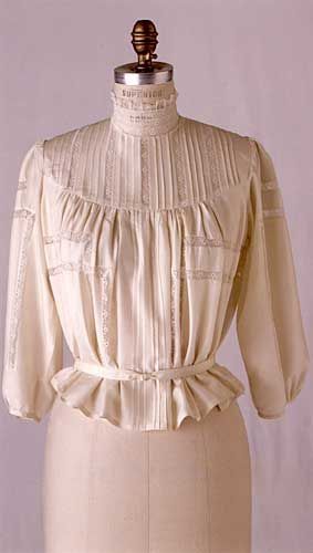 Edwardian Blouse Pattern, Edwardian Shirt, Edwardian Corsets, Edwardian Blouse, Edwardian Dress, Gibson Girl, Costume Patterns, Victorian Clothing, Girls Blouse