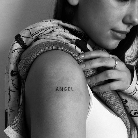 Dua Lipa Tattoo, Wörter Tattoos, Chris Garver, Think Tattoo, 7 Tattoo, Small Girl Tattoos, Delicate Tattoo, Initial Tattoo, Tattoo Girls