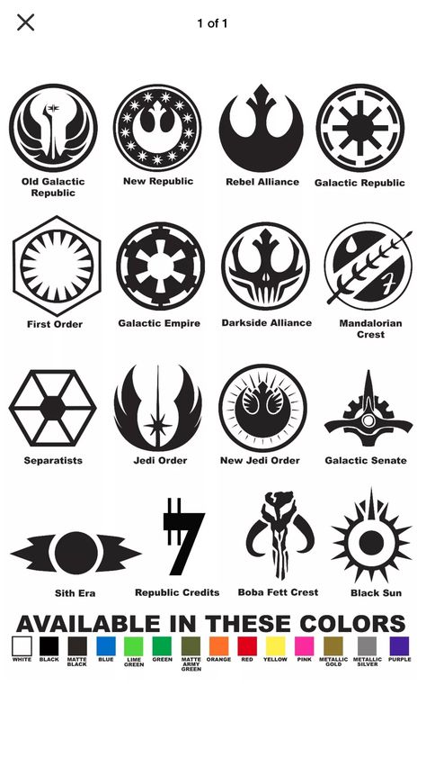 Imperial Tattoo Star Wars, Mandolorians Tattoo Simple, Star Wars Tattoo Mandalorian, Starwars Symbols, Starwars Embroidery, Starwars Tattoo Small, Star Wars Symbols Tattoo, Small Star Wars Tattoo, Star Wars Sleeve