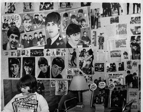 Beatles Room Decor, Beatles Bedroom, Beatles Room, 60s Bedroom, Beatles Memorabilia, Beatles Love, Swinging 60s, Beatles Fans, Losing A Child