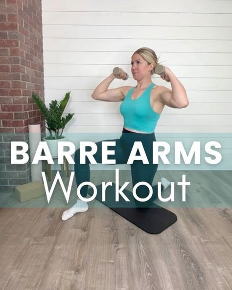 Barre Arm Workout With Weights, Barre Exercises For Women, Barre Arms, Barre Arm Workout, Barre Moves, Barre Exercises, Barre Workouts, Many More To Come, Barre Classes