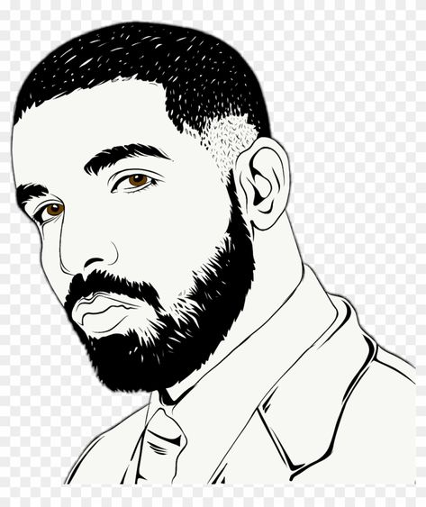 Drake Drawing Pencil, Drake Cookies, Drake Sketch, Drake Png, 2019 Nostalgia, 21 Drawing, Drake Drawing, Drake Design, Drake Music