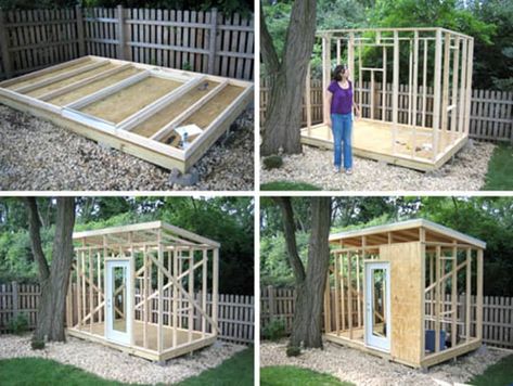 Farmhouse Sheds, Treehouse Ideas, Camping Pods, Man Cave Shed, Man Shed, Studio Shed, Modern Shed, Backyard Studio, Storage Shed Plans